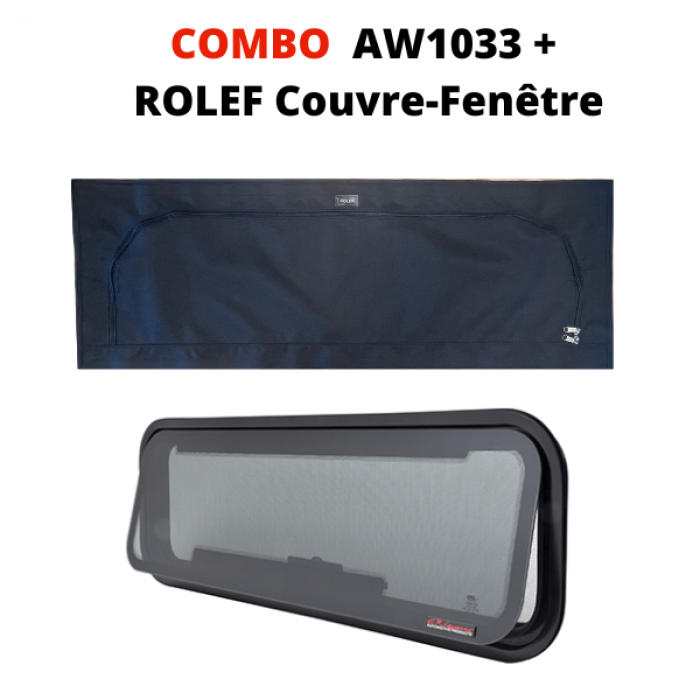 COMBO - ROLEF + Auvent 34 3/4 x 11 3/4  ( 33 1/2 x 10 1/2 )